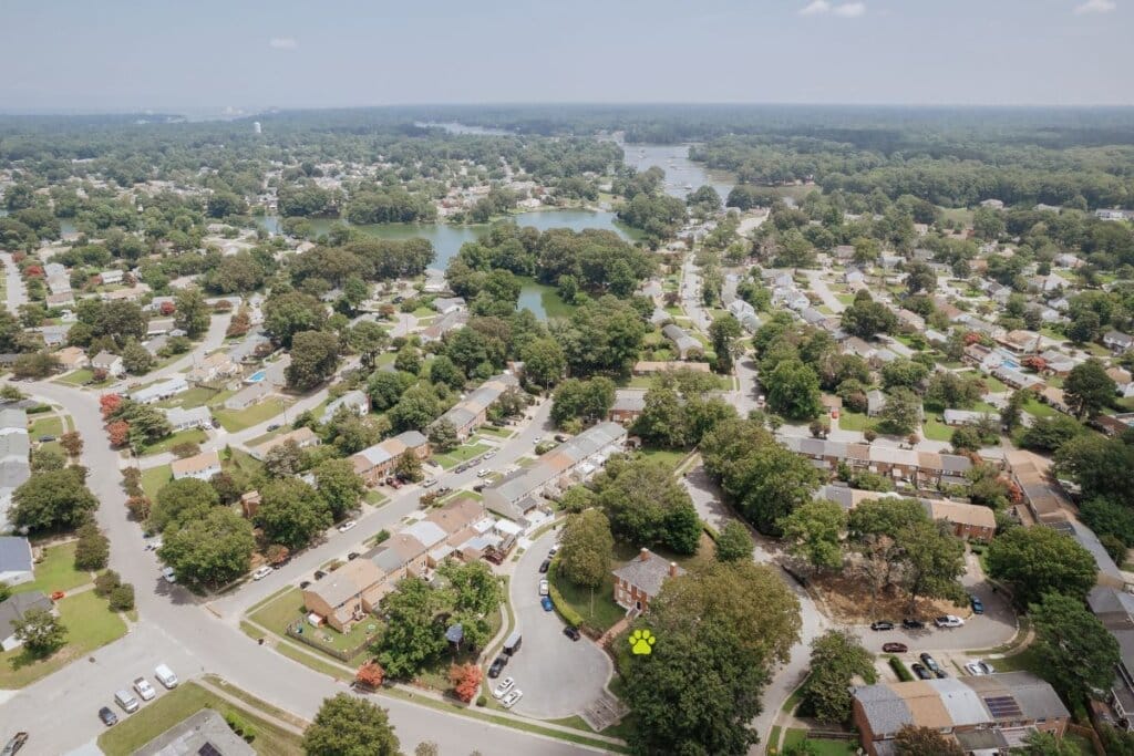 AVCVA_Pembroke Manor House_Aerial Animal Vision Center of VA